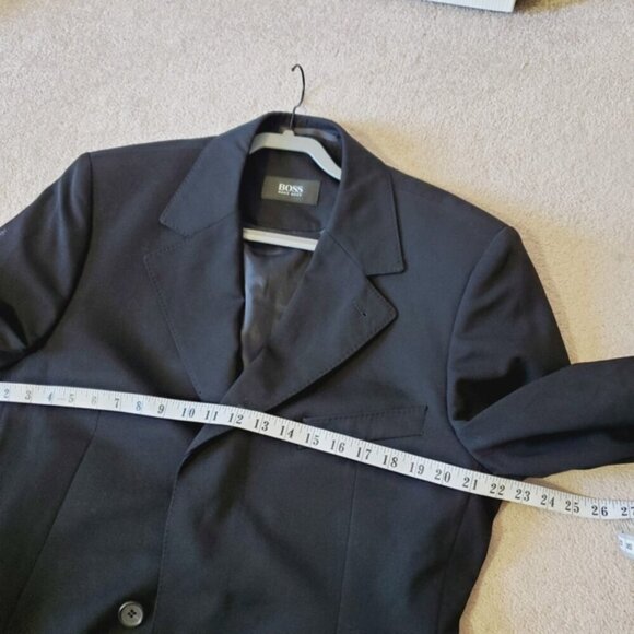 Hugo Boss Black Trench Coat for Men - Picture 4 of 8